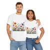 Wildflowers, Graphic T-Shirts for Women, Floral Shirt, Womens Short Sleeve, Ladies Graphic Tees #5112TTS