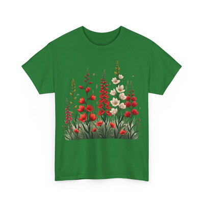 Wildflowers, Graphic T-Shirts for Women, Floral Shirt, Womens Short Sleeve, Ladies Graphic Tees #5122TTS