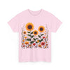 Sunflowers & Wildflowers, Graphic T-Shirts for Women, Floral Shirt, Womens Short Sleeve, Ladies Graphic Tees #5154TTS