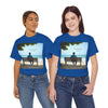 Have You Forgiven Your Ex?  Man on Bench Looking at Waves, Forgiving T-Shirt, Forgiveness, Relationship Healing Top #5005STS