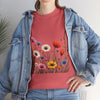 Wildflowers, Graphic T-Shirts for Women, Floral Shirt, Womens Short Sleeve, Ladies Graphic Tees #5109TTS