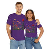 Wildflowers and a Red Rose, Graphic T-Shirts for Women, Floral Shirt, Womens Short Sleeve, Ladies Graphic Tees #5008TTS