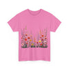 Wildflowers, Graphic T-Shirts for Women, Floral Shirt, Womens Short Sleeve, Ladies Graphic Tees #5104TTS