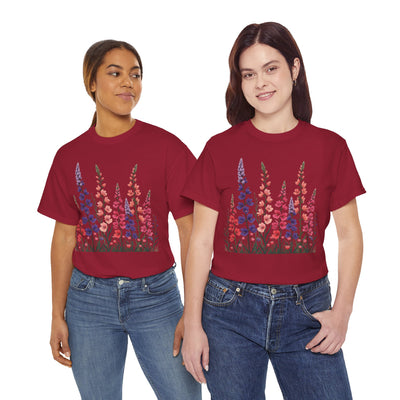 Wildflowers, Graphic T-Shirts for Women, Floral Shirt, Womens Short Sleeve, Ladies Graphic Tees #5118TTS