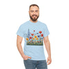 Wildflowers, Graphic T-Shirts for Women, Floral Shirt, Womens Short Sleeve, Ladies Graphic Tees #5117TTS