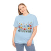 Wildflowers, Graphic T-Shirts for Women, Floral Shirt, Womens Short Sleeve, Ladies Graphic Tees #5114TTS