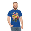 Wildflowers and Pink & Yellow Roses, Graphic T-Shirts for Women, Floral Shirt, Womens Short Sleeve, Ladies Graphic Tees #5136TTS