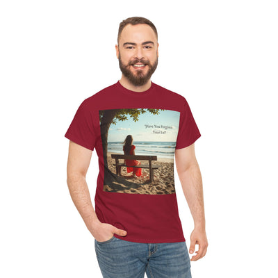 Have You Forgiven Your Ex?Woman on Bench Looking at Waves, Forgiving T-Shirt, Forgiveness, Relationship Healing Top #5002STS
