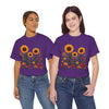 Sunflowers & Wildflowers, Graphic T-Shirts for Women, Floral Shirt, Womens Short Sleeve, Ladies Graphic Tees #5154TTS