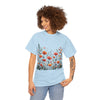 Wildflowers, Graphic T-Shirts for Women, Floral Shirt, Womens Short Sleeve, Ladies Graphic Tees #5102TTS