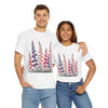 Wildflowers, Graphic T-Shirts for Women, Floral Shirt, Womens Short Sleeve, Ladies Graphic Tees #5118TTS