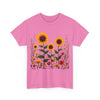 Sunflowers & Wildflowers, Graphic T-Shirts for Women, Floral Shirt, Womens Short Sleeve, Ladies Graphic Tees #5154TTS