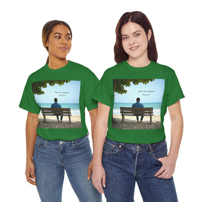 Have You Forgiven Your Ex?Man on Bench Looking at Waves, Forgiving T-Shirt, Forgiveness, Relationship Healing Top #5005STS