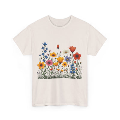 Wildflowers, Graphic T-Shirts for Women, Floral Shirt, Womens Short Sleeve, Ladies Graphic Tees #5116TTS
