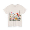 Wildflowers, Graphic T-Shirts for Women, Floral Shirt, Womens Short Sleeve, Ladies Graphic Tees #5109TTS