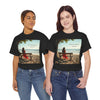 Have You Forgiven Your Ex?  Woman on Bench Looking at Waves, Forgiving T-Shirt, Forgiveness, Relationship Healing Top #5002STS