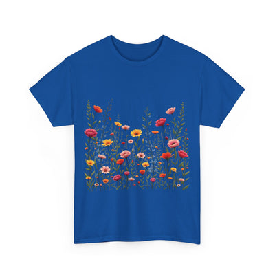 Wildflowers, Graphic T-Shirts for Women, Floral Shirt, Womens Short Sleeve, Ladies Graphic Tees #5103TTS