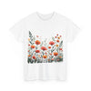 Wildflowers, Graphic T-Shirts for Women, Floral Shirt, Womens Short Sleeve, Ladies Graphic Tees #5102TTS