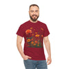 Wildflowers and Orange Roses, Graphic T-Shirts for Women, Floral Shirt, Womens Short Sleeve, Ladies Graphic Tees #5046TTS