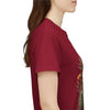 Wildflowers and Orange Roses, Graphic T-Shirts for Women, Floral Shirt, Womens Short Sleeve, Ladies Graphic Tees #5045TTS