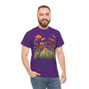 Wildflowers and Orange Roses, Graphic T-Shirts for Women, Floral Shirt, Womens Short Sleeve, Ladies Graphic Tees #5045TTS