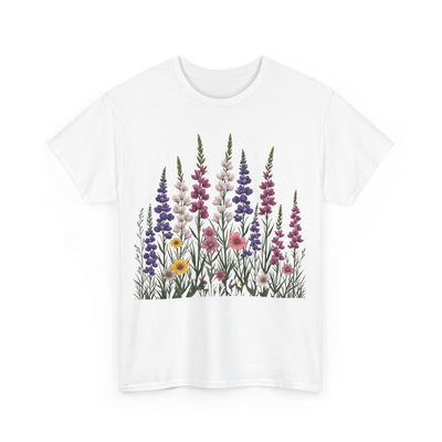 Wildflowers, Graphic T-Shirts for Women, Floral Shirt, Womens Short Sleeve, Ladies Graphic Tees #5124TTS