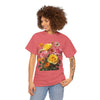 Wildflowers and Pink & Yellow Roses, Graphic T-Shirts for Women, Floral Shirt, Womens Short Sleeve, Ladies Graphic Tees #5148TTS