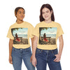 Have You Forgiven Your Ex?  Woman on Bench Looking at Waves, Forgiving T-Shirt, Forgiveness, Relationship Healing Top #5002STS
