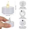 Battery Operated Tea Light Candles:150 Pack Flameless LED Realistic Flickering Candles 200+ Hours Electric Fake Candle in Warm White Ideal for Party, Wedding, Birthday, Gifts and Home Decoration