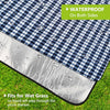 Picnic Blanket,Picnic Blanket Waterproof Foldable with 3 Layers Material,Extra Large Picnic Blanket Picnic Mat Beach Blanket 118.1"x78.7" for Camping Beach Park Hiking Fireworks,Larger & Thicker