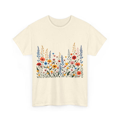 Wildflowers, Graphic T-Shirts for Women, Floral Shirt, Womens Short Sleeve, Ladies Graphic Tees #5107TTS
