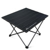 SHELTER Camping Table, Compact Folding Camp Table, Foldable Camping Tables with Carry Bag, Portable Aluminum Table for Hiking, Picnic, BBQ, Travel, Beach Table