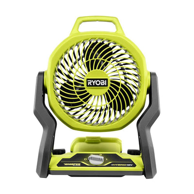 Ryobi 18-Volt ONE+ Hybrid Portable Fan(P3320) with P163 Lithium-Ion Battery(2.00Ah) and Charger