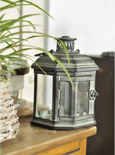Metal Candle Lanterns with Stand - Three-tier Lantern Stand for Yard Product SKU: CL221880