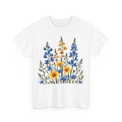 Wildflowers, Graphic T-Shirts for Women, Floral Shirt, Womens Short Sleeve, Ladies Graphic Tees #5121TTS
