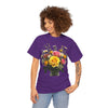 Wildflowers and Pink & Yellow Roses, Graphic T-Shirts for Women, Floral Shirt, Womens Short Sleeve, Ladies Graphic Tees #5143TTS