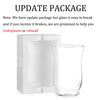 Glasseam Glass Pillar Candle Holders: Large Hurricane Candle Holder Bulk 10 Clear Candleholders for Centerpieces Tables Wedding Reception Christmas Halloween for Home Dining Room Decor