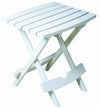 Adams Manufacturing, White 8500-48-3700 Plastic Quik-Fold Side Table