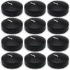 10 Hour Black Floating Candles Large 3 inch Unscented Dripless Water Wax Floating Candles for Vases, Centerpieces at Wedding, Party, Pool, Holidays, Set of 12