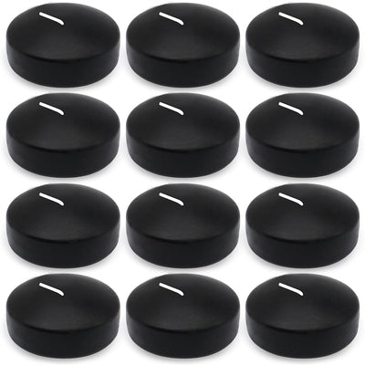 10 Hour Black Floating Candles Large 3 inch Unscented Dripless Water Wax Floating Candles for Vases, Centerpieces at Wedding, Party, Pool, Holidays, Set of 12