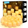 SHYMERY Flameless Votive Candles,50 Pack Flickering Electric Fake Battery Operated LED Candles,200+Hour Long Lasting LED Tea Lights for Wedding,Halloween,Christmas,Party and Holiday Decoration