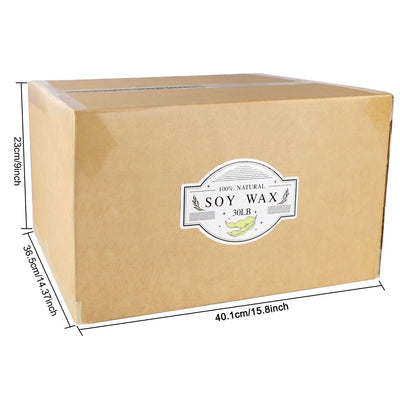 Soy Wax for Candle Making - 30 LB Natural Soy Wax Candle Wax for DIY Candle Making Supplies…