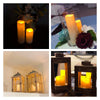 Aignis Flameless LED Candles with 10-Key Remote & Timer, Outdoor Indoor Waterproof Battery Operated Candles for Home/Wedding Décor, Exquisite Set of 12 (D 2.2" x H 4"/5"/6"/7")