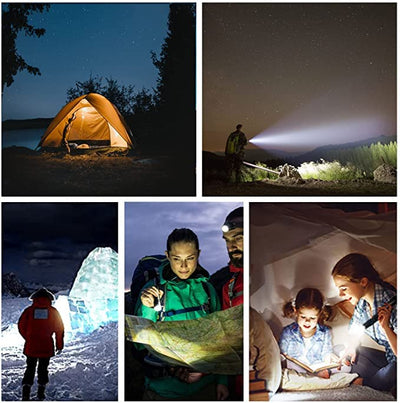 Wurkkos FC12 Tactical Flashlights High Lumens, 345M Long Range Rechargeable Flashlights, 2000Lumens Super Bright Led Flash Light,IP68 Waterproof Flashlight for Camping Hiking Fishing(Black)