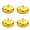 3 inch Floating Candles,12Pack Gold Dripless Wax Unscented Dripless Wax 13-15Hours Burning, Wedding Party Candles,for Centerpieces Suitable for Cylindrical Vases,Swimming Pool,Restaurant Decoration