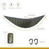 OneTigris Night Protector Ultralight Hammock Underquilt, Full Length Camping Quilt for Hammocks Warm 3-4 Seasons, Weighs only 28oz, Great for Camping Hiking Backpacking Traveling Beach