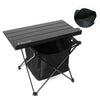 ROCK CLOUD Portable Camping Table Ultralight Aluminum Camp Table with Storage Bag Folding Beach Table for Camping Hiking Backpacking Outdoor Picnic, Size M