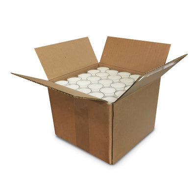 Root Candles Unscented Beeswax Blend Tealight Candles in Clear Cups, 250-Count