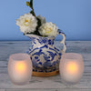 Eastland Grande Hurricane Candle Holder Frosted Set of 12