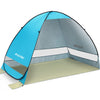 G4Free Large Pop up Beach Tent for 3-4 Person, UPF 50+ Automatic Sun Shelter Canopy Portable Outdoor Cabana Sun Umbrella